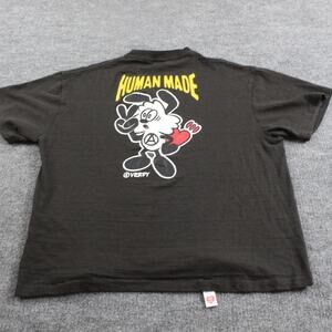 Human Made Shirt Mens Large Verdy Vick Black Graphic Tee Japan Streetwear Cotton